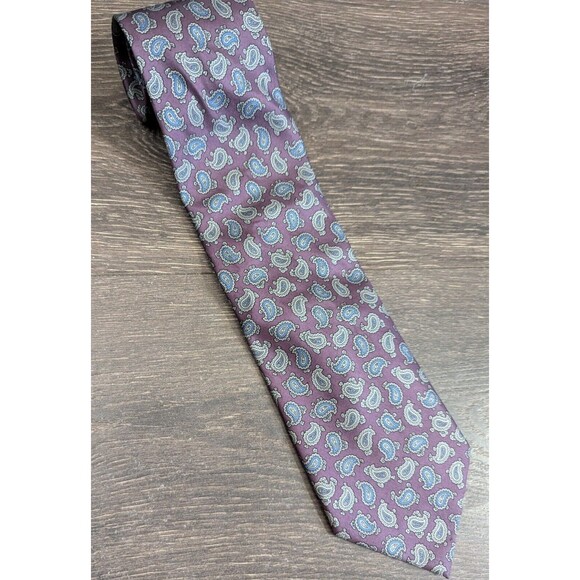 Garington Collection Vintage 100% Silk Tie Made In Italy - Picture 1 of 3